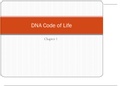 Summary DNA Code to Life: Life Sciences Grade 12