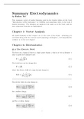 [BSc TN] Summary Introduction to Electrodynamics