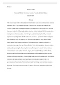 INTL613  final.edited.docx  INTL613  Research Paper  American Military University / School of Security & Global Studies  INTL613 I001   Abstract  This research paper seeks to demystify terrorism, terrorist tactics, and counterterrorism measures enacted by