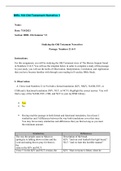 BIBL 104 Old Testament Narrative 1 &lpar;answered&rpar; &sol; BIBL 104-Summer '21   Studying the Old Testament Narratives Passage&colon; Numbers 21&colon;4-9