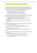 MENTAL HEALTH PRACTICE TEST QUESTIONS WITH ANSWERS