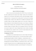Week  2 final  draft&period;docx  BUSN415  Affects of COVID-19 on E-commerce  American Public University  BUSN415&colon; Small Business Growth and Development  Affects of COVID-19 on E-commerce  After over one year since the initial outbreak of the COVID-19 virus&comma; it 