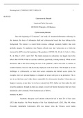 Week  1  Assignment&period;docx  Running head&colon; CYBERSECURITY BREACH                                                                            1  BUSN320  Cybersecurity Breach  American Public University BUSN320&colon; Principles of E Business   Cybersecurity Breach  