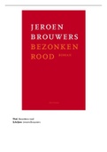Boekverslag Bezonken Rood van Jeroen Brouwers voor het leesdossier