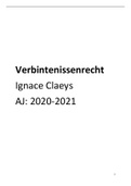 samenvatting verbintenissenrecht AJ 2020-2021