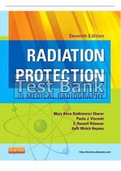 TEST BANK for Radiation Protection in Medical Radiography 7th Edition Mary Alice Statkiewicz Sherer. Chapters 1-14. Questions And Answers 70 Pages. All Answers Are Correct.