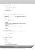 Pearson Edexcel AS and A Level Mathematics, New Spec 2015, Pure Mathematics Year 2 Unit Test 8: Differentiation Methods QUESTION PAPER