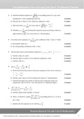 Pearson Edexcel AS and A Level Mathematics, New Spec 2015, Pure Mathematics Year 2 Unit Test 5: Trigonometry QUESTION PAPER