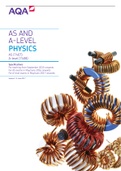 Exam (elaborations) AS AND  A-LEVEL PHYSICS AS (7407) A-level (7408) 