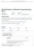  NR 509 Week 2 Midweek Comprehension Quiz (Version 5)