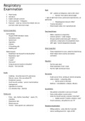 Guide to Respiratory Clinical Examination