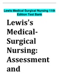 Lewis Medical Surgical Nursing 11th Edition Test Bank