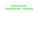 Edward Carter Shadow Health - Unguided
