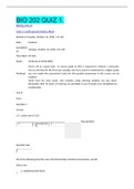BIO 202 QUIZ 1&period;