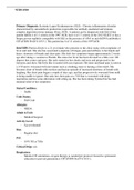 Walden University NURS 6560| Patricia Doyle SLE Case| Complete Solutions