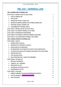 PBL 410: Criminal law (full bundle for exam)
