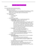 NSG 307- Exam 1 Study Guide