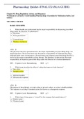 Pharmacology Quizlet--FINAL EXAM.(A GUIDE)