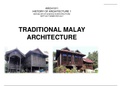 Traditional Malay Architecture