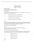 NSG 3009 Fundamentals of Nursing Exam 2 TB - South University Tampa
