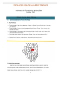 WGU D029 - Population Health Data Brief - Mclean County&comma; State of Illinois