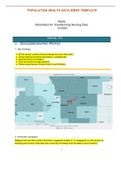 WGU D209 - Population Health Data Brief Template - Denver, CO.