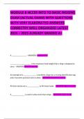 MODULE 6 NCCER INTO TO BASIC RIGGING EXAM &lpar;ACTUAL EXAM&rpar; WITH QUESTIONS WITH VERY ELABORATED ANSWERS CORRECTRY WELL ORGANIZED LATEST 2024 &ndash; 2025 ALREADY GRADED A&plus;   
