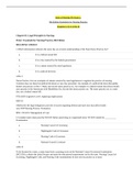BSN NSG 3001 Intro of Nursing Test Bank Exam 2- 8th Edition Essentials for Nursing Practice