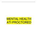 MENTAL HEALTH ATI PROCTORED&period;