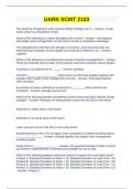 UARK SCMT 2103 Questions and Answers
