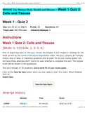 HPR205 The Human Body Health and Disease > Week 1 Quiz 2: Cells and Tissues