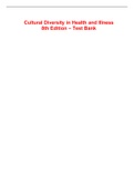 Cultural Diversity in Health and Illness 8th Edition &ndash; Test Bank