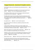 Cengage Homework &ndash; Questions & Complete Answers