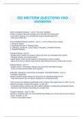 552 MIDTERM QUESTIONS AND ANSWERS