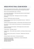 NR283-PATHO FINAL EXAM REVIEW QUESTIONS AND ANSWERS 2024&lpar; A&plus; GRADED 100&percnt; VERIFIED&rpar;&period;