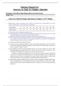 Answers to End of Chapter Questions Solution Manual For Economics&comma; 11th Edition by John Sloman Dean Garratt Jon Guest