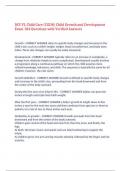 DCF FL Child Care &lpar;CGDR&rpar; Child Growth and Development Exam 184 Questions with Verified Answers&comma;100&percnt; CORRECT