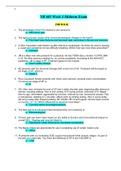 NR 601 Week 4 Midterm Exam / NR601 Week 4 Midterm Exam(160 Q/A) (Version-1)(NEWEST, 2021): Chamberlain College Of Nursing (Download to Score A)