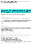 Chapter 33&period; Nursing Care of Patients With Upper Gastrointestinal Disorders