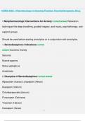 NURS 3365 - Pharmacology in Nursing Practice Psychotherapeutic Drugs Questions With Complete pdf  100&percnt; correct 