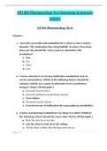 ATI RN Pharmacology 8.0 Questions & answers (NEW)
