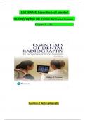 Test Bank For Essentials of Dental Radiography for Dental Assistants and Hygienists 10th Edition By Evelyn Thomson&comma; Orlen Johnson &lpar;All Chapters&comma; 100&percnt; Original Verified&comma; A&plus; Grade&rpar;