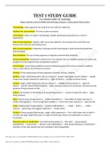 Microbiology Lecture -- &lpar;TEST 1 Study Guide&rpar;