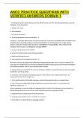 ANCC Practice Questions Domain 3