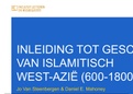 Samenvatting Inleiding tot de Geschiedenis van Islamitisch West-Azië 2020-2021 (A005455A), ISBN: 9789463442374