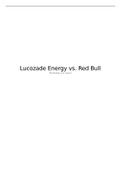 Marketing mix case study - Lucozade vs. Red Bull