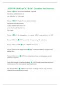 AHN 548 Ob&sol;Gyn Ch 3 Unit 1 Questions And Answers