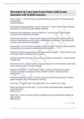 Electrolysis & Laser State Exam Study Guide Exam Questions with Verified Answers&period;