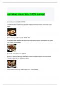 carrabas menu test 100&percnt; solved
