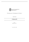 Apuntes Cálculo II (Introducción y Preliminares)